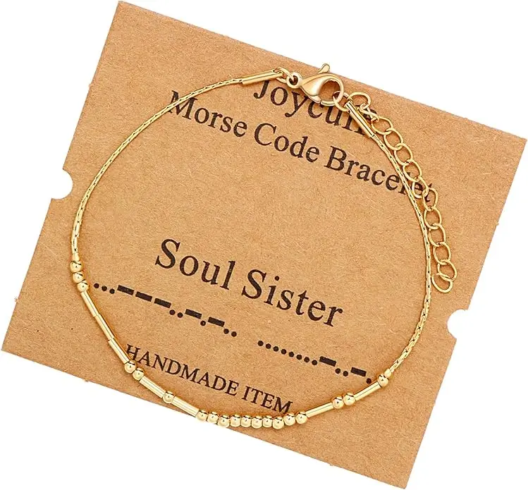 Morse Code Bracelet for Women