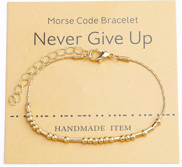 Aangepaste Morse Code Armbanden